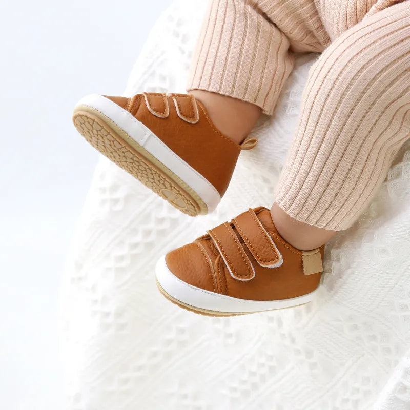 New Baby Shoes Retro Leather